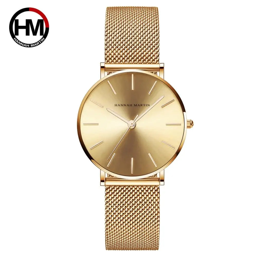 Reloj Aura Gold  Femenino 36mm – Sofisticación en Cada Detalle