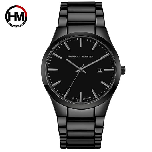 "Reloj Eclipse Masculino 40mm Full Black – Diseño Sofisticado con Correa de Acero